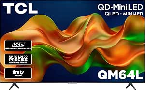 TCL 85 Inch Class QM64L Series QLED 4K HDR Smart Fire TV