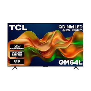 TCL Amazon Exclusive 65 Inch Class QM64L Series | Mini LED QLED 4K HDR Smart Fire TV | 65QM64L, 2026 | 120Hz-144Hz High Brightness, Dolby Vision Atmos, Alexa+ Voice Remote AI Streaming Television - Amazon product rated Grade A
