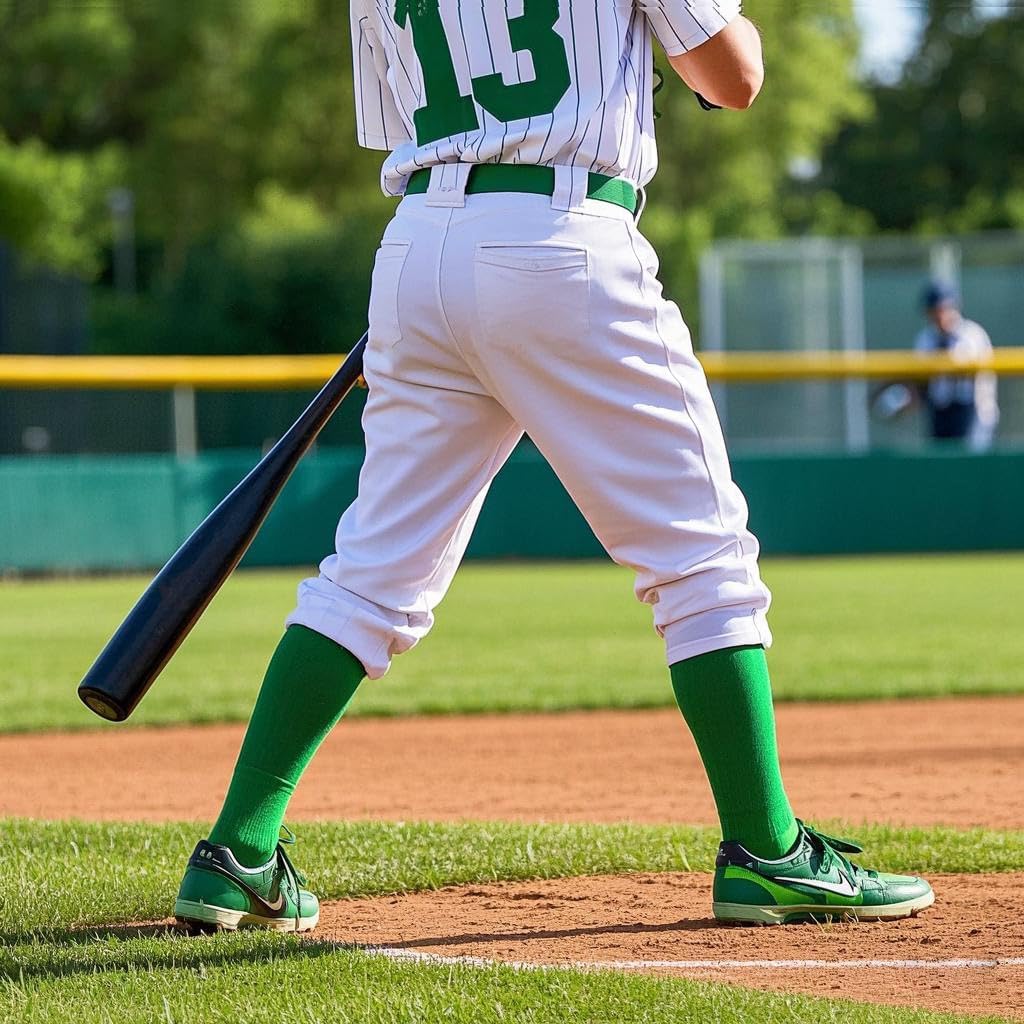 Baseball Socks and Belt Combo for Youth Adult Softball Sock Belt for Boys and Girls