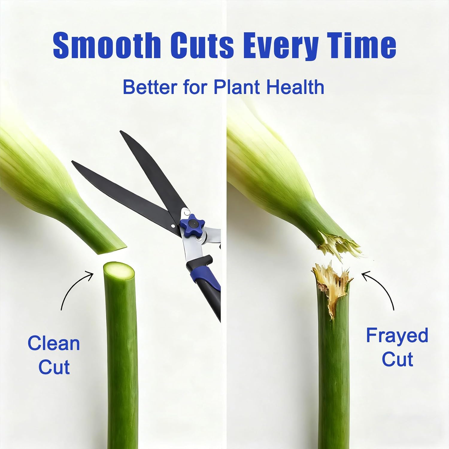 Garvee Loppers for Tree Trimming, 24" Heavy Duty Steel Hedge Shears, Branch Cutter Garden Bypass Lopper and Tree Trimmer Tree Pruner Garden Shears for Gardening