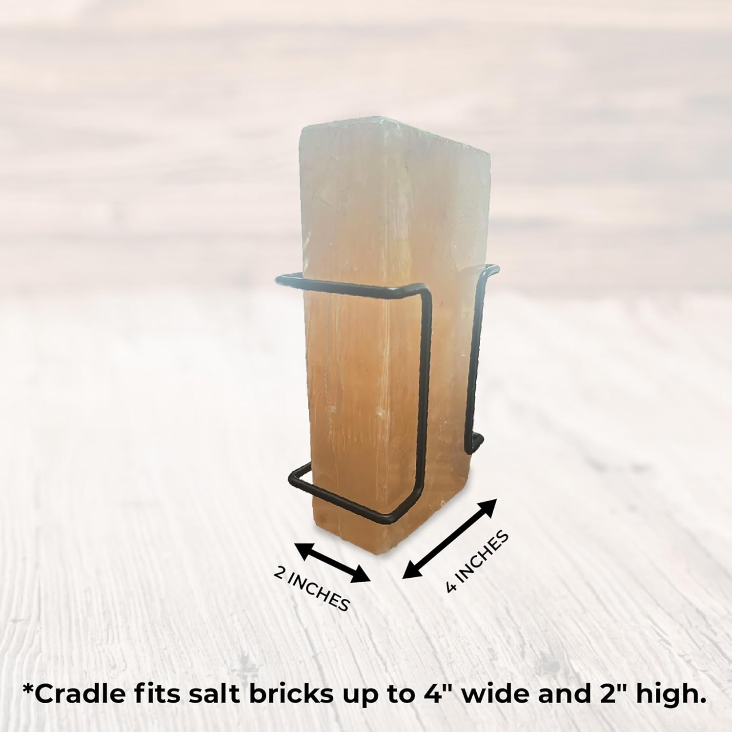 Himalayan Pink Salt Animal Lick Bricks with Cradle for Livestock and Wildlife - 100% Pure & Natural Feed Salt - 84 Natural Minerals and Trace Elements (3 Bricks & 1 Cradle)