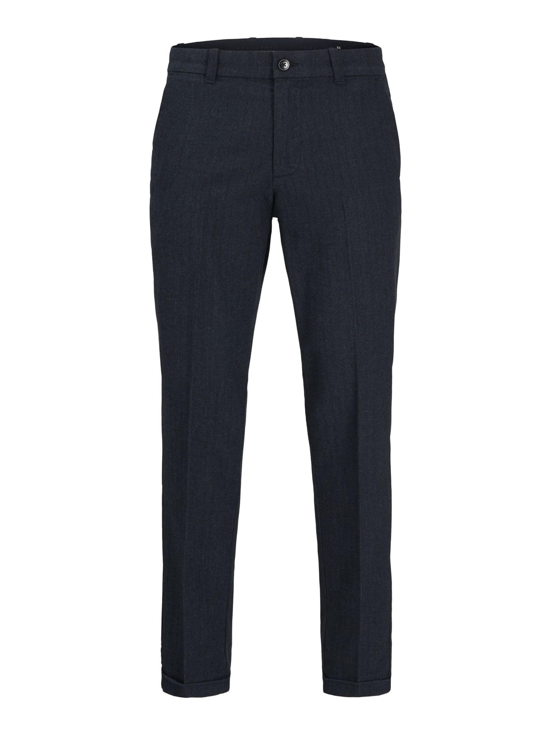 Jack & Jones Herren Jpstace Henry Chino Sn Jack & Jones Male Klassische Hosen Carrot Fit Klassische Hosen