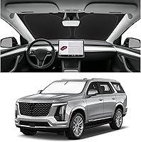 Vista 16 de Parasol de parabrisas de ajuste personalizado para Nissan Titan 2017-2024, bloquea los rayos UV y el calor, parasol de ventana delantera, fácil