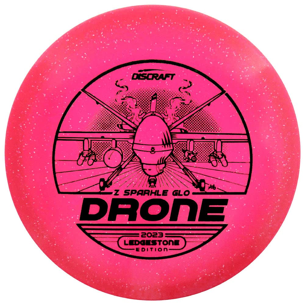 DiscraftLimited Edition 2023 Ledgestone Open Tour Series Glo Sparkle Elite Z Drone Midrange Golf Disc | Colors Will Vary