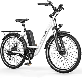 Electric Bike for Adults, 26" 1000W Peak City Cruiser Ebike, 21.7MPH 50 Miles Commuter Electric Bicycle with 48V Removable Li-ion Battery, Adjustable Stem, Rear Rack,7-Speed, UL 2849 Certified