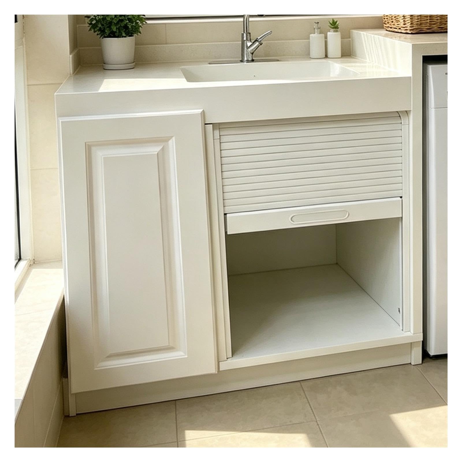 HAIXHX Volet roulant pour meuble de cuisine, portes roulantes pour placards