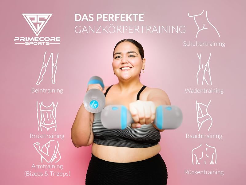 Primecore Sports állítható súlyzó szett 2x1-5kg szürke-kék