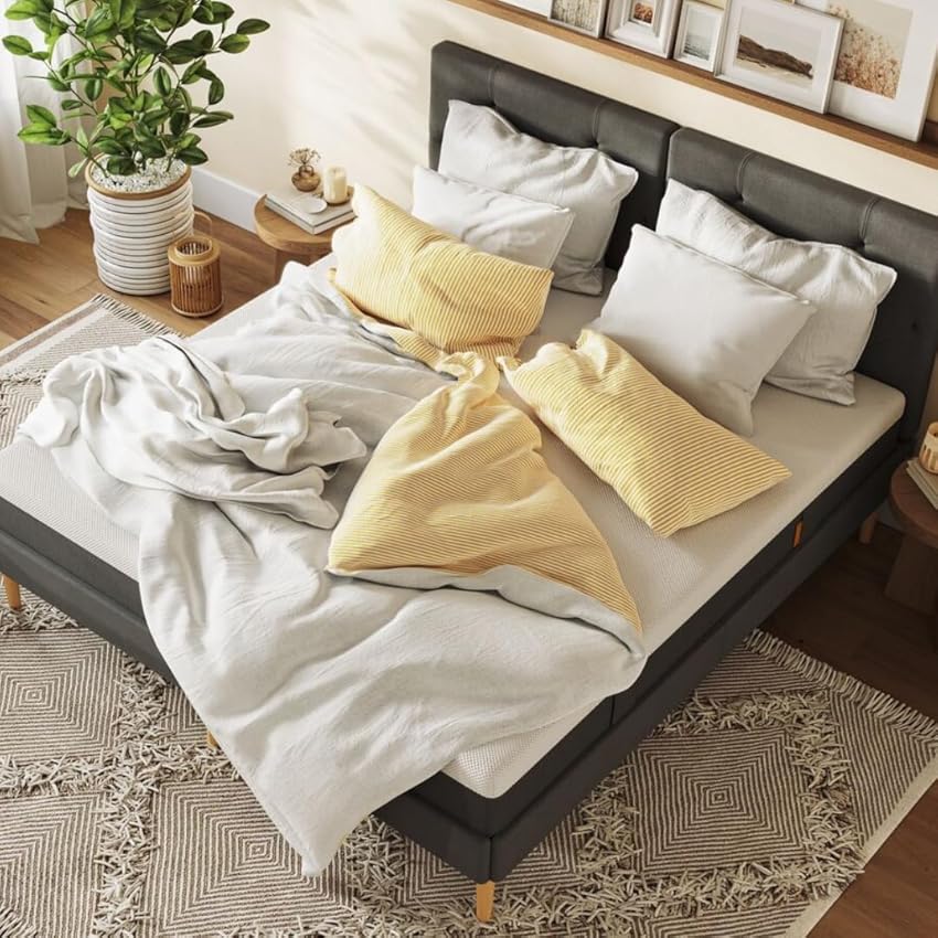 Immagine del prodotto Emma Hybrid Premium - Materasso 90x190, Molle Insacchettate e Memory, Eletto Prodotto dell´Anno 2022,100 Notti di Prova, Materasso Ortopedico e Traspirante, 25 cm di Altezza