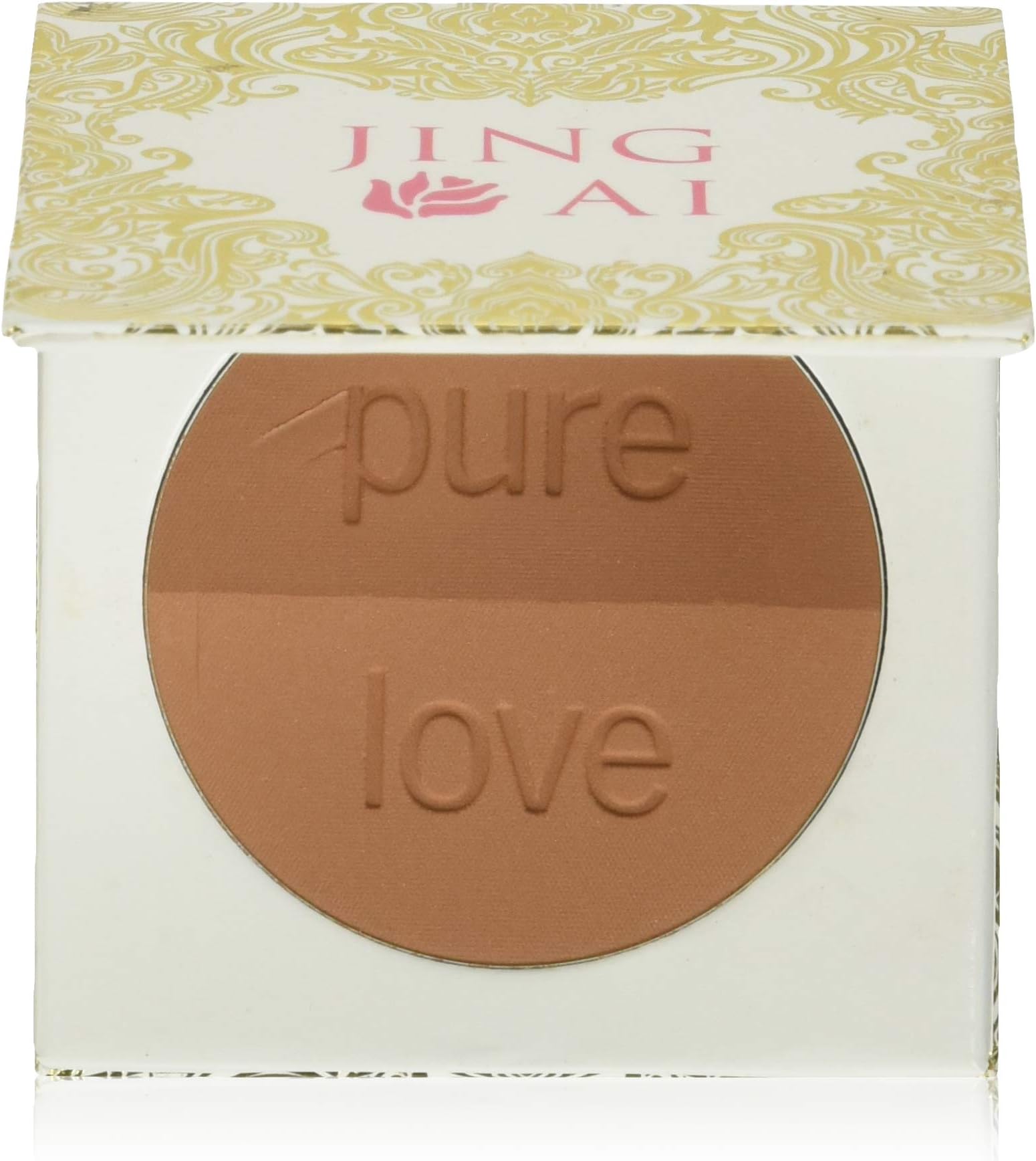 Compact Makeup Mirror For Purses - And Blush By Jing Ai Cosmetics - 2 Shades For Light, Medium, Dark Skin Benefit All Face Complexions Paraben Gluten & Cruelty Free Vegan Formula (Goddess)