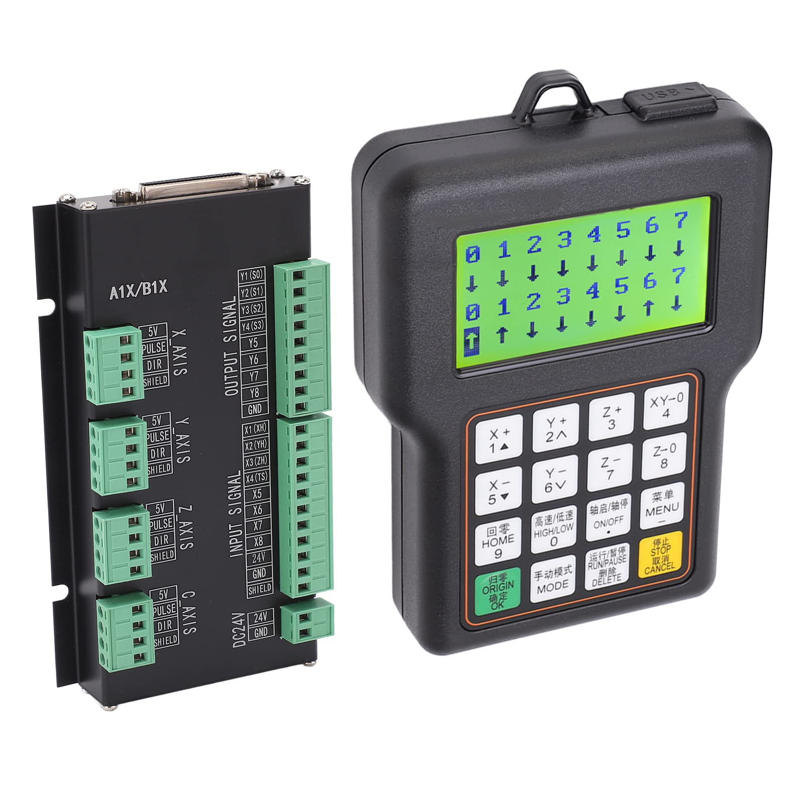 di controllo CNC Assi offline Scheda controller di movimento DC 24V Set Kit per l'elaborazione