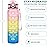 Enerbone 32 oz Drinking Water Bottle with Times to Drink and Straw, Motivational with Carrying Strap, Leakproof BPA & Toxic Free, Ensure You Drink Enough Water for Fitness Gym Outdoor