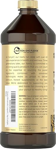 Miniatura 3 de Carlyle Vital Trace Mineral Drops  16 onzas líquidas  Suplemento de minerales de espectro completo  Líquido vegetariano, sin OMG y sin gluten  por