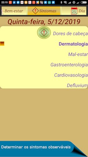 Calendário do Ciclo Menstrual