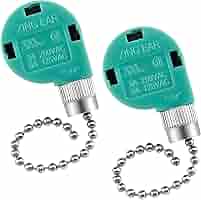 Cenipar ZE-268s6 Ceiling Fan Switch Zing Ear Nickel Pull