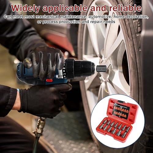 Miniatura 4 de Juego de 13 extractores de tornillos dañados, kit de extractor de tornillos rotos, extractor de pernos de fácil salida, extractor de tornillos