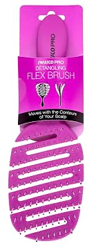Swissco Pro Detangling Flex Brush Fuchsia