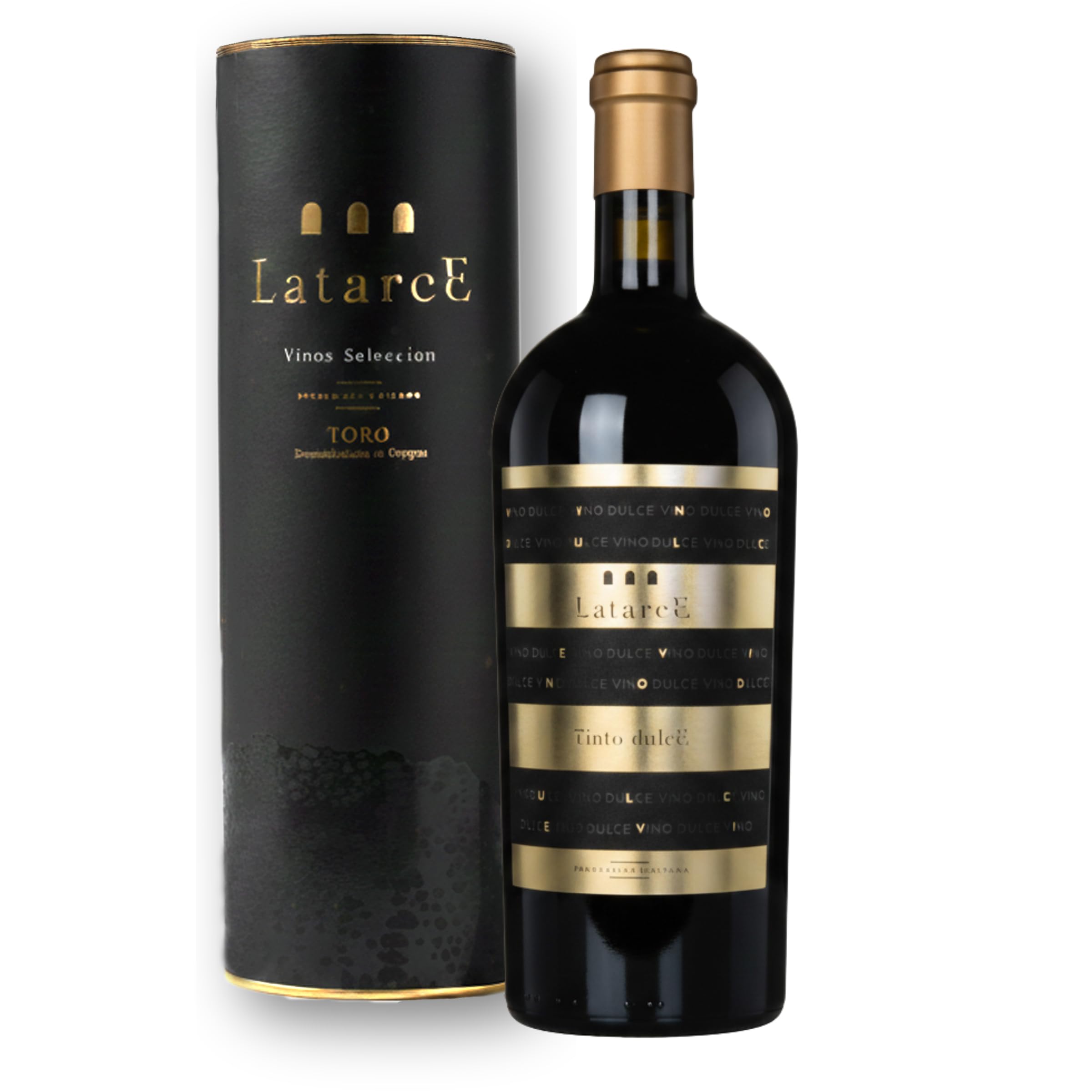 Latarce | Lieblicher Rotwein 100% Tempranillo | Überreife Trauben + 3 Monate Eichenreifung | D.O. Toro | 1 Flasche 75cl | Spanischer Süßwein 15% vol.