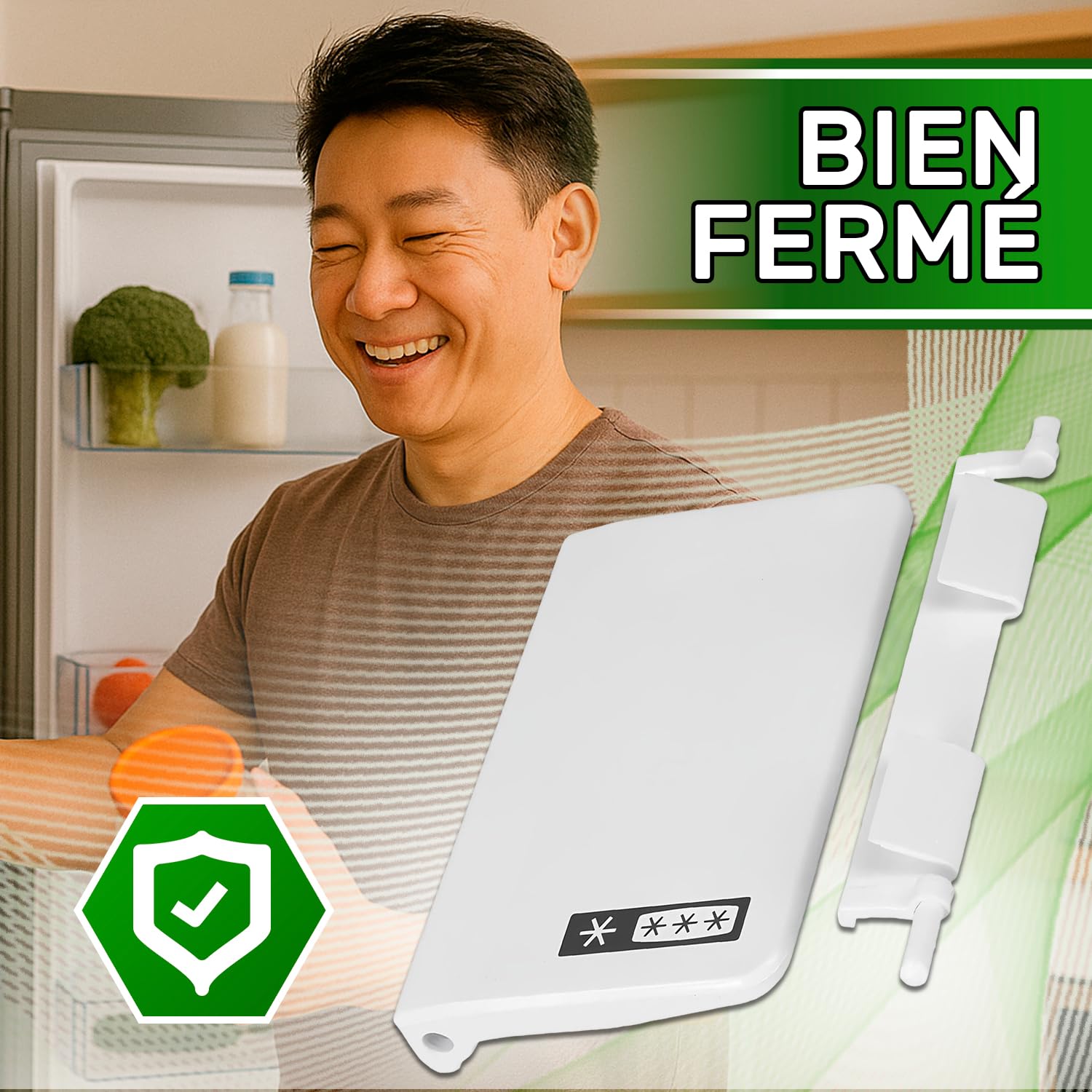 ONIX TECH Poignée de Porte de Congélateur 100x65x14 mm avec Code Original 7434194 9590224 pour Liebherr - Garantie de 5 Ans