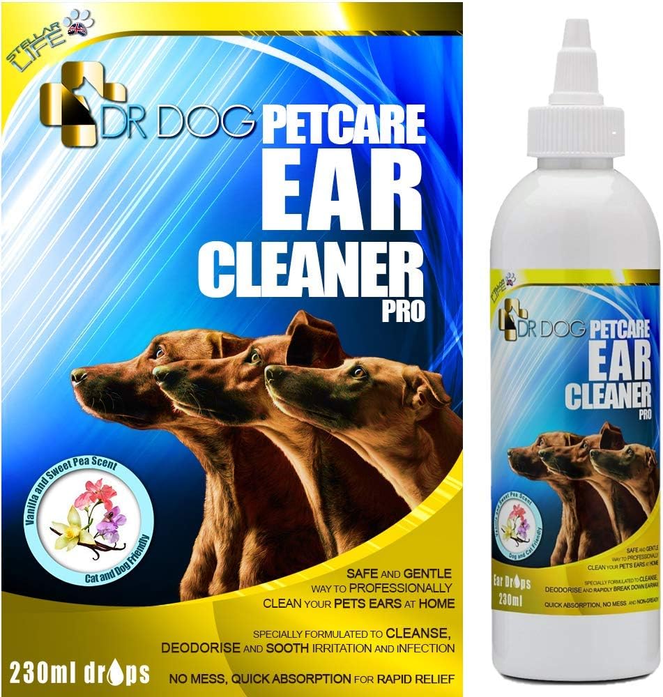 DR DOG Dog Ear Cleaner Drops Help Relieve Itching, Head Shaking