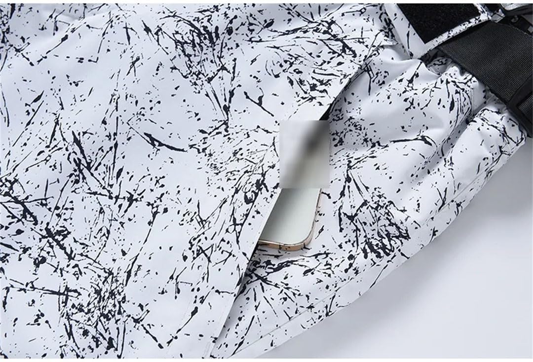 Pantaloni da sci invernali da uomo e da donna, per attività all'aperto, antivento, caldi, invernali, ciclismo, campeggio, sport