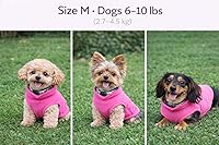 Vista 2 de JACKO & CO - Chaleco de forro polar para perro con anillo para correa - Abrigo suave, cálido y ligero para perros, cachorros y gatos pequeños