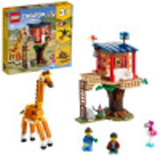 LEGO Creator 3in1 Safari Wildlife Tree House 31116 Building Kit Featuring a House Toy, Biplane Toy and Catamaran Toy; Best...