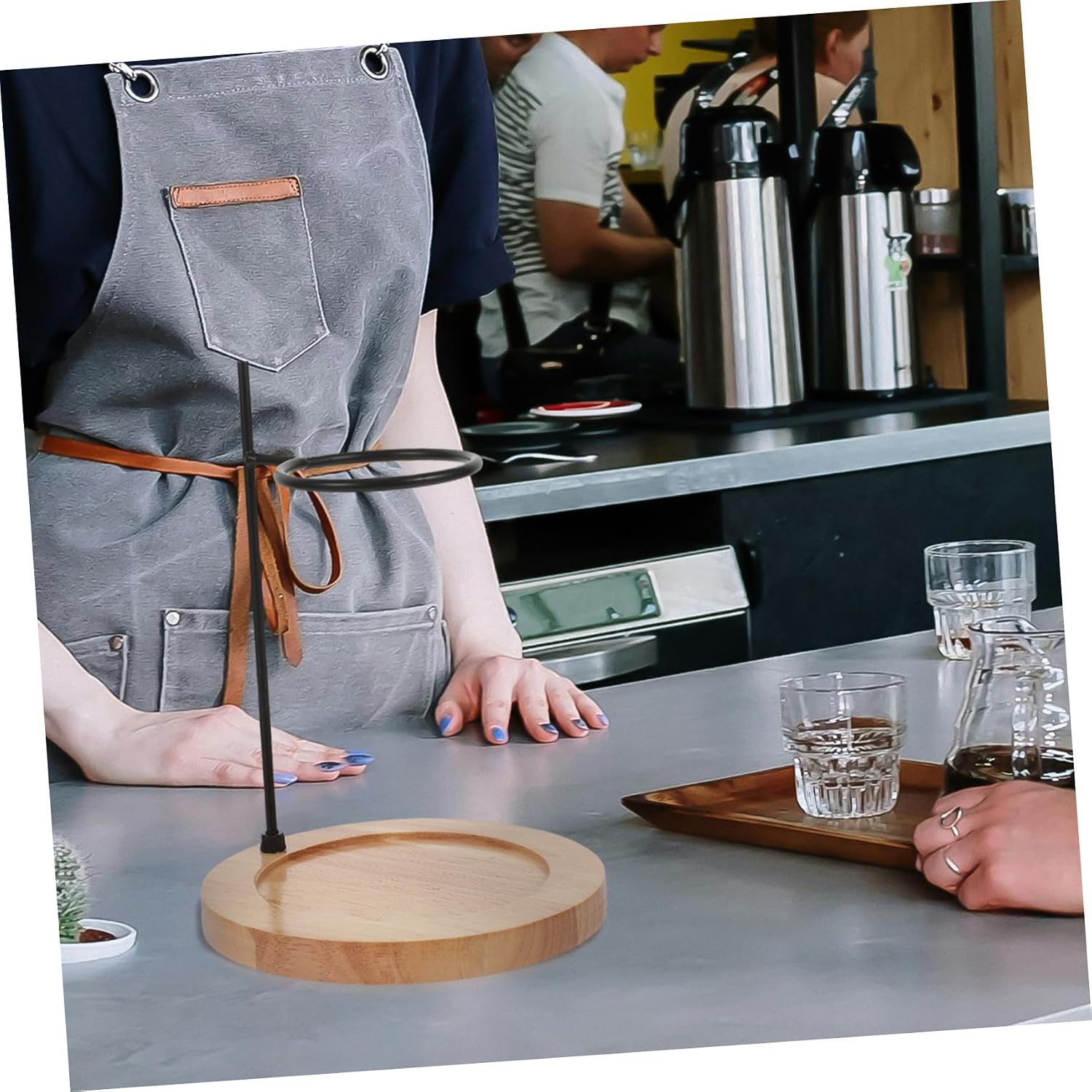 Coffee Filter Holder Stand Hand Coffee Filter Rack for Smooth Brewing for Home Coffee Shops Milk Tea Shops Reusable Dripper Stand for Easy Use