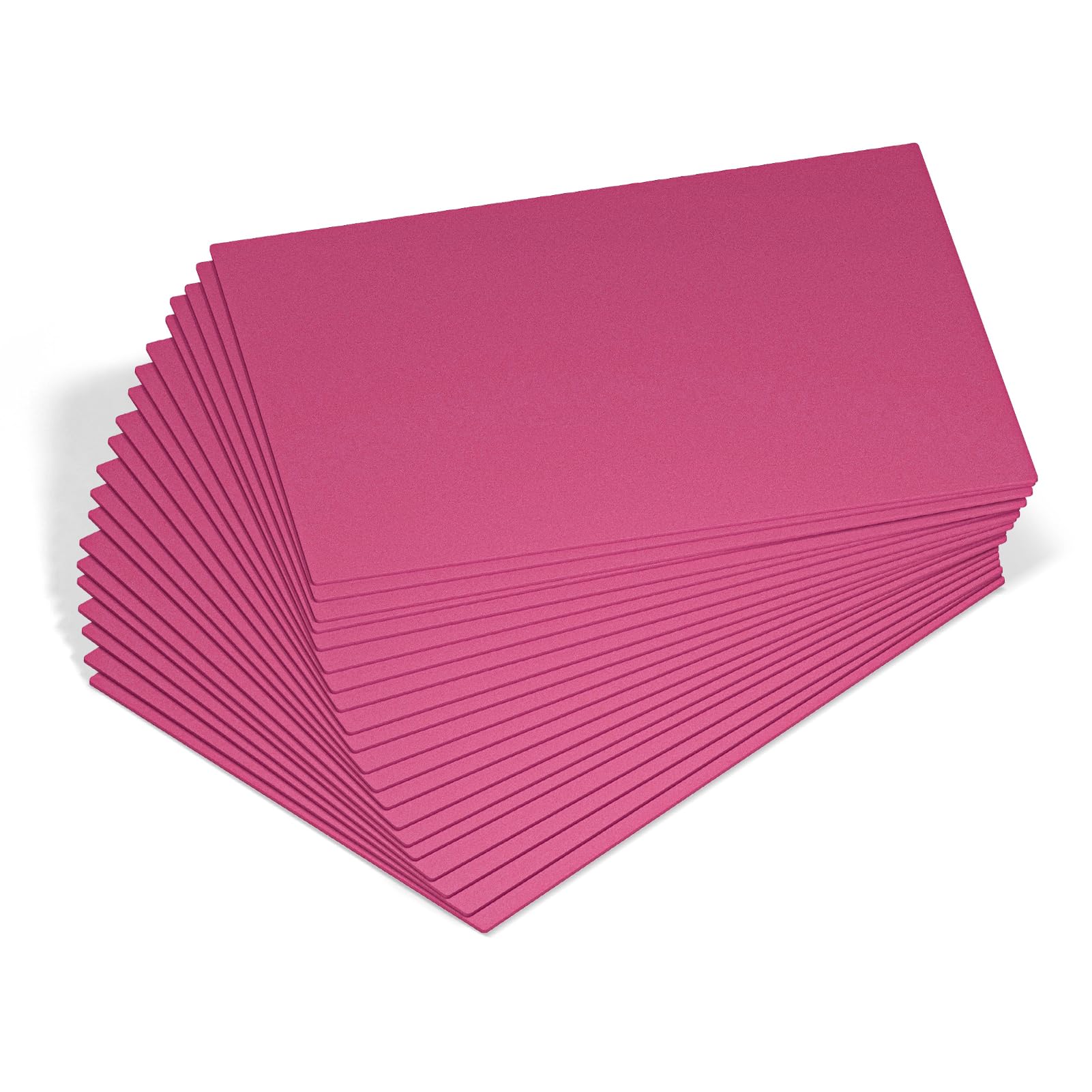 Magenta EVA Foam Sheets, 12 x 8 Inch, 30 PCS, 2mm Thick Craft Foam Paper for School Projects and Scrapbooking DIY Handcraft