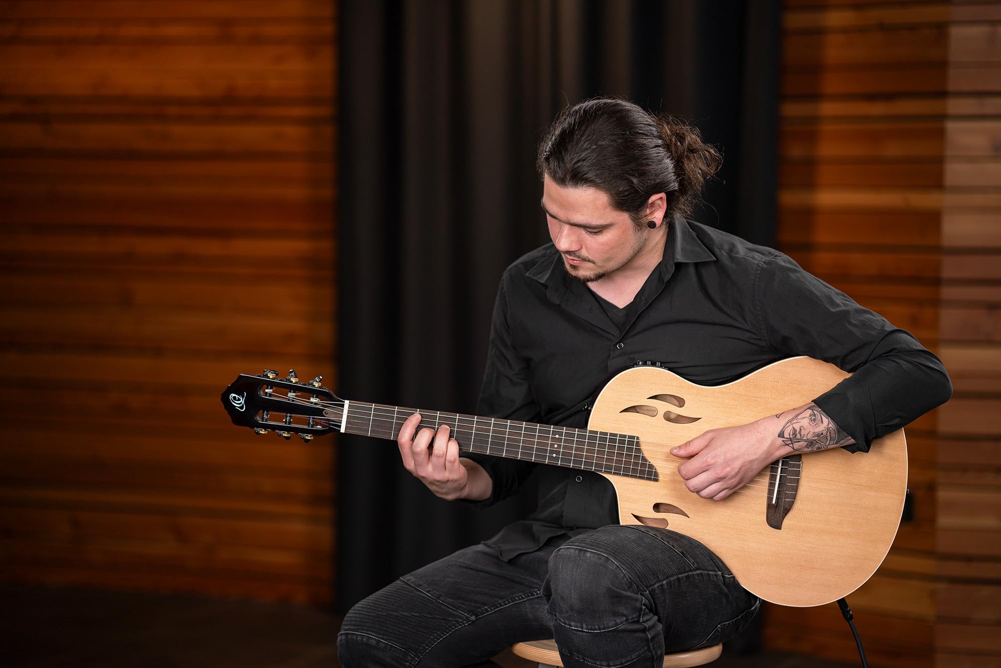 Ortega RTPSTD-NAT-L Lefthand Klassische Gitarre für Linkshänder