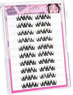 EMTK Juego de 60 racimos de pestañas ultrafin...