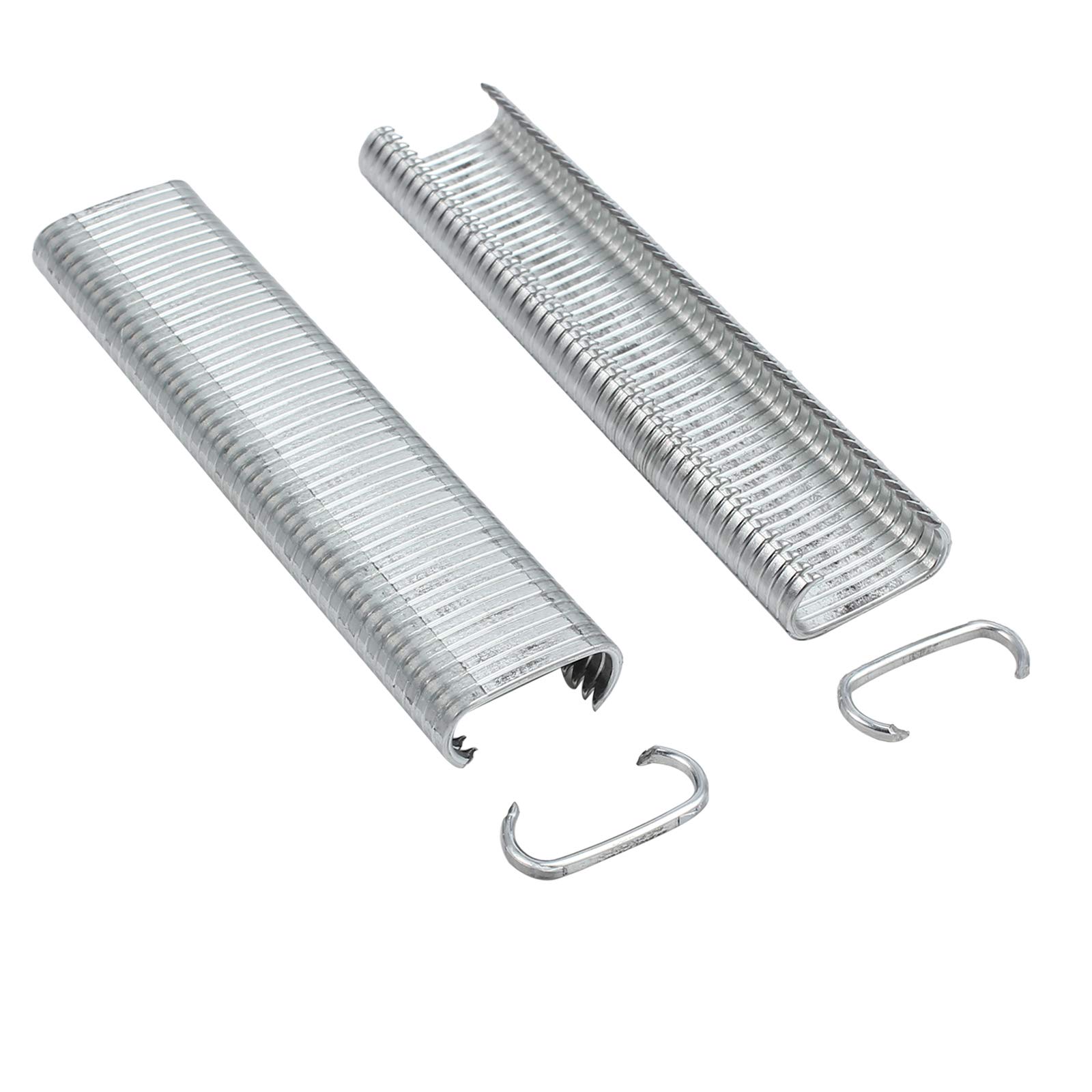 Proster Grapas para Malla Cierre de Anillo Tipo C de Acero Galvanizado 2500 Pcs Grapas Clips Hogrings para Redes de Malla y Vallado Jaulas de Mascota