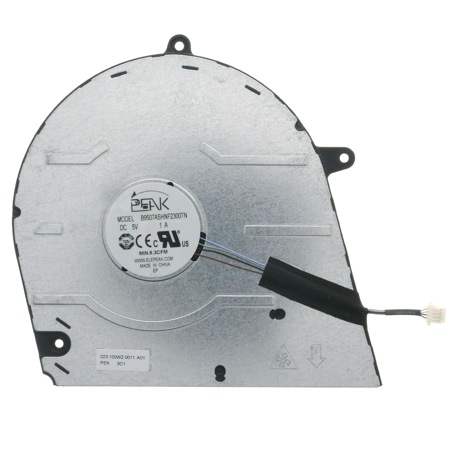 NT0KY CPU Cooling Fan Replacement for Dell Inspiron 16 7640 2-in-1 I7640-7366BLU-PUS Compatible with B9507ASHNF2300TN 023.100WZ.0011 DC 5V 1A 4-Pin