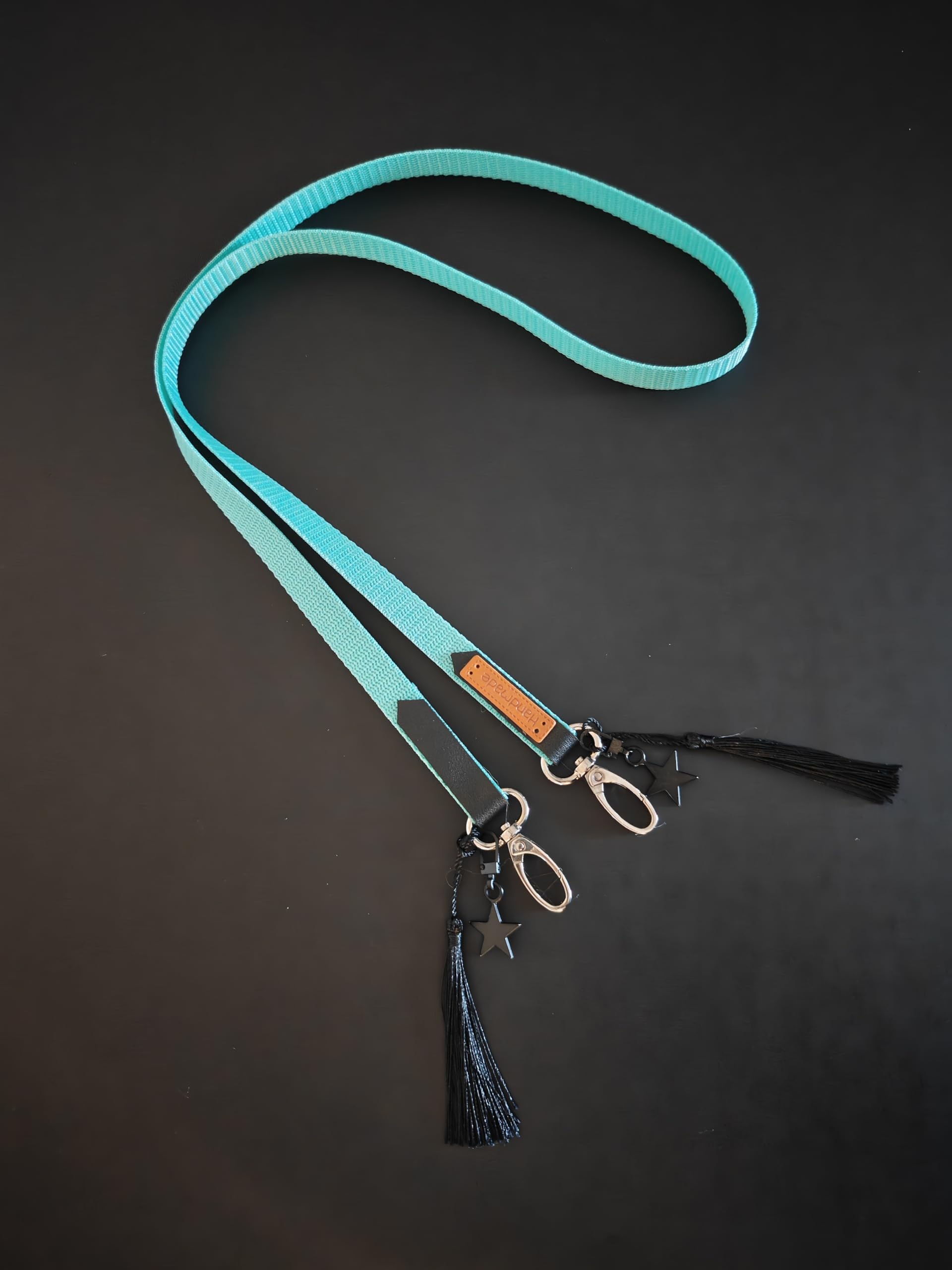 Generisch Hobby Horse Zügel, hobbyhorsing Zubehör, mit Glitzer, hochwertige Karabiner, für Steckenpferde, Stockpferd, Spielpferde, Schauckelpferde