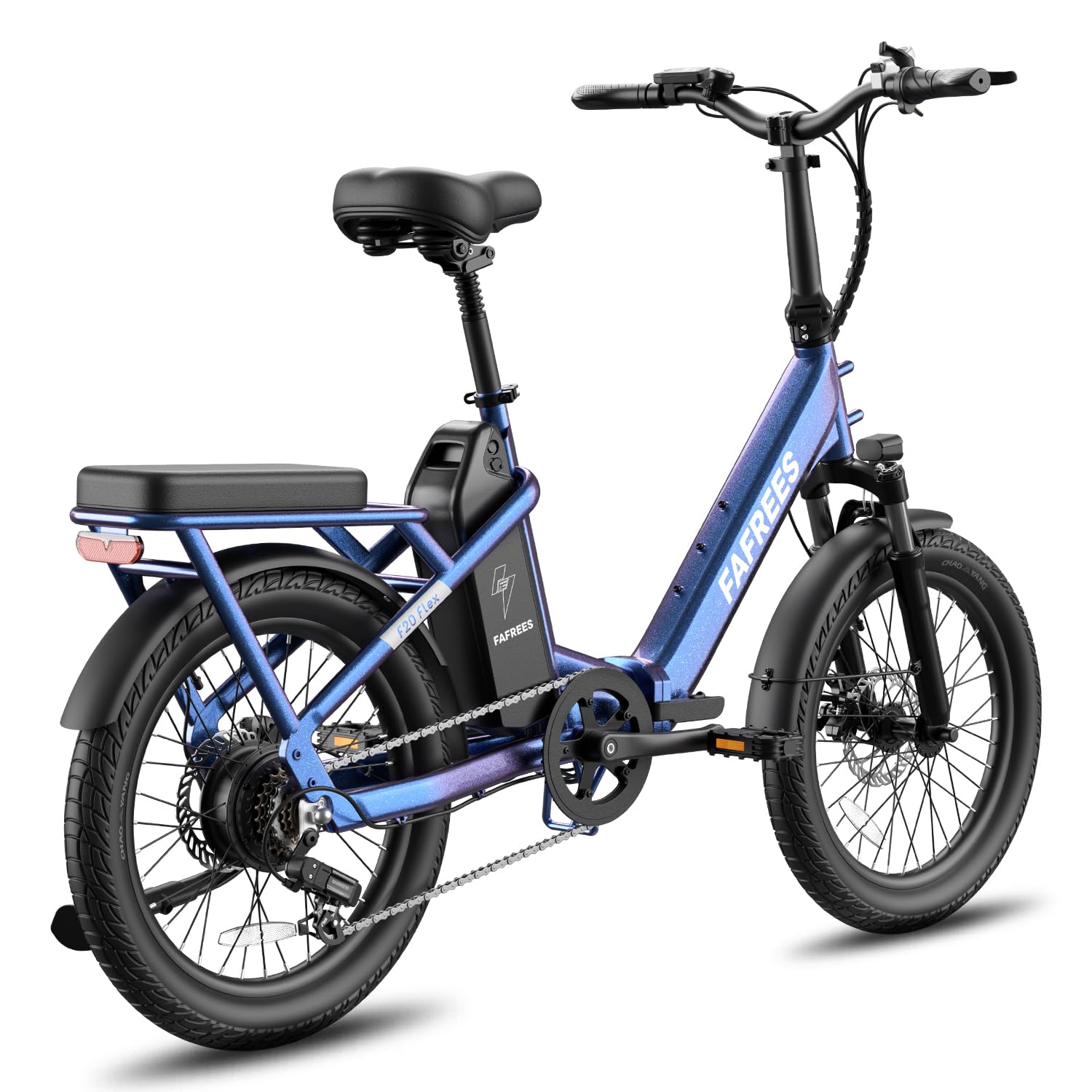 Fafrees F20 Flex Elektrofahrrad E-Bike Klapprad 20 Zoll, Ebike Herren Damen 250W 25km/h, 36V 20Ah/25Ah Akku, Pedelec Drehmomentsensor, Reichweite 100-200km