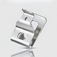 Vista 4 de Paquete de 12 clips de cinturón de acero inoxidable para herramientas eléctricas dewelt de 20 V - Compatible con DCD980, DCD980L2, DCD985, DCD985L2