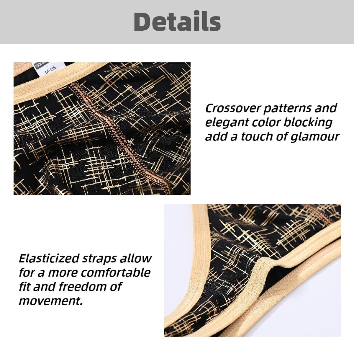 Men’s Bulge Pouch Thongs Underwear Breathable G-string Underwear Sexy Ice Silk - Image 6