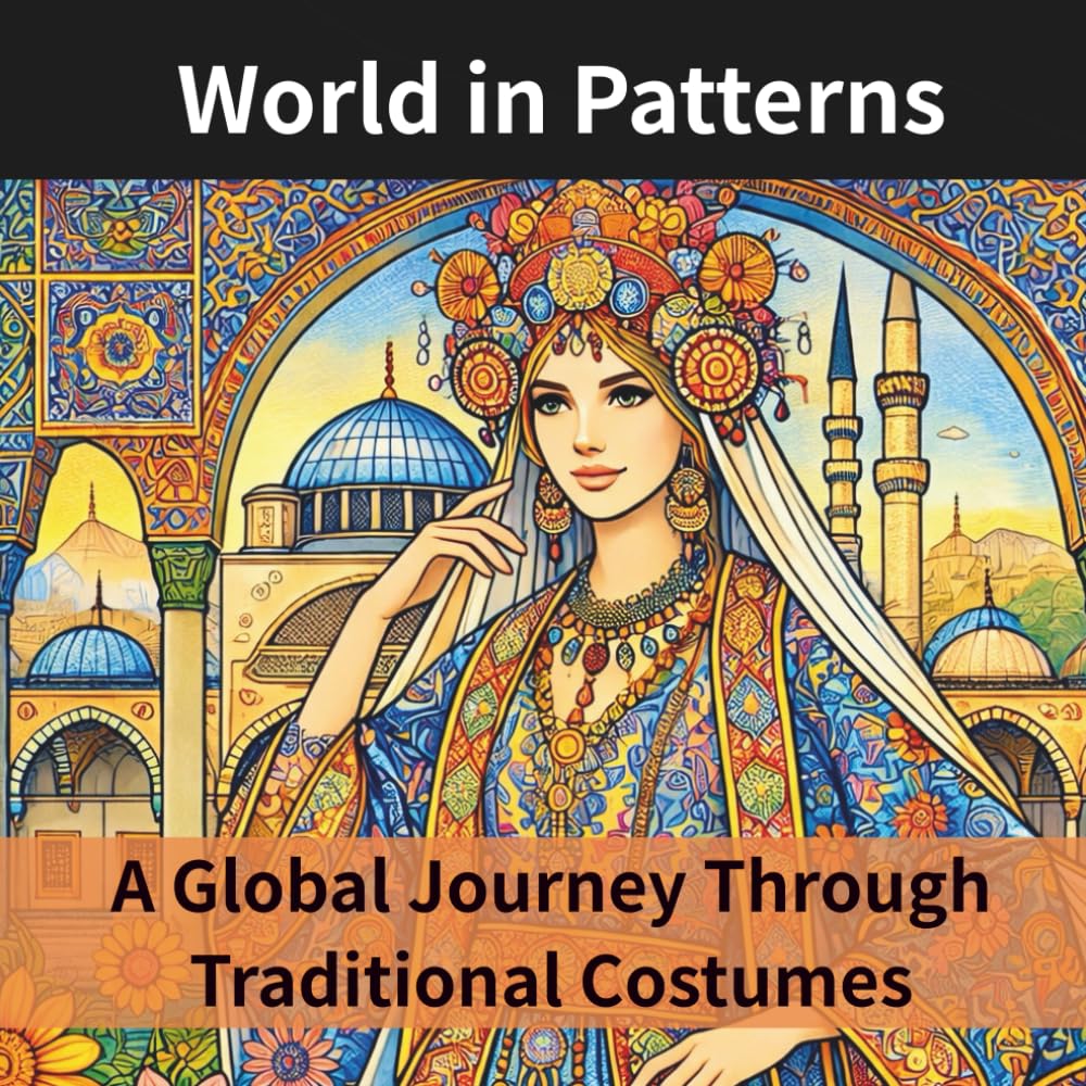 World in Patterns:　A Global Journey Through Traditional Costumes: A Cultural Coloring Book Featuring 25