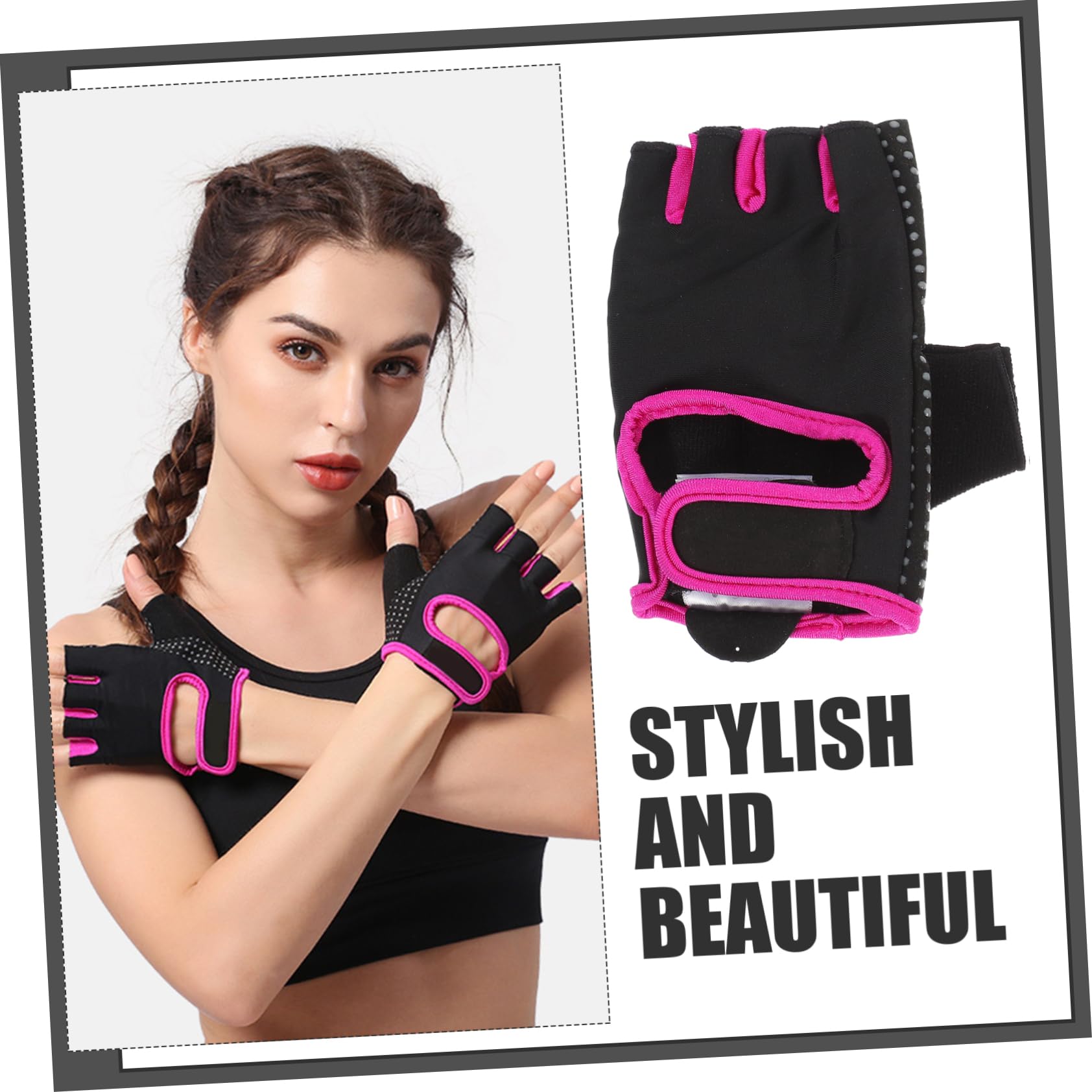 Guantes De Ciclismo Al Aire Guantes De Senderismo De Mano para Gimnasio Protección De Soporte De Palma De Levantamiento De Pesas Guante Deportivo De