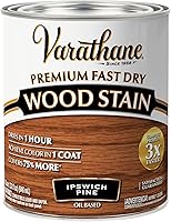 Vista 56 de Varathane - Tinte de madera prémium de secado rápido, 262014, cuarto de galón, caoba dorada