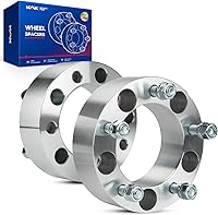 Vista 130 de KAX Espaciadores de rueda 4x4, adaptadores de espaciadores de rueda de 1" con pernos de 1/2" x20, diámetro del cubo de 59 mm, 2 piezas para Xpress