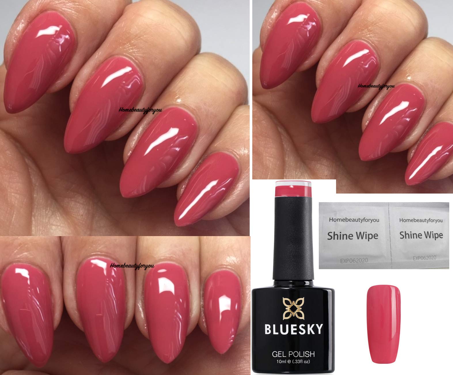 Bluesky Gel Nail Polish, Lemon Yellow CS12, Long Lasting, Chip Resistant, 10 ml (Requires Drying Under UV LED Lamp) — view 16