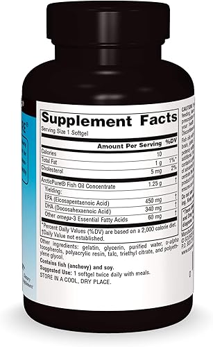 Miniatura 3 de Source Naturals ArcticPure - Aceite de pescado omega-3 con recubrimiento entérico de ultrapotencia 850 mg - 30 cápsulas blandas