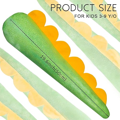 Miniatura 8 de iROLEWIN Disfraz de cola de dinosaurio para niños, máscara de dragón triceratops, disfraz de dinosaurio para niñas y niños, regalos de fiesta