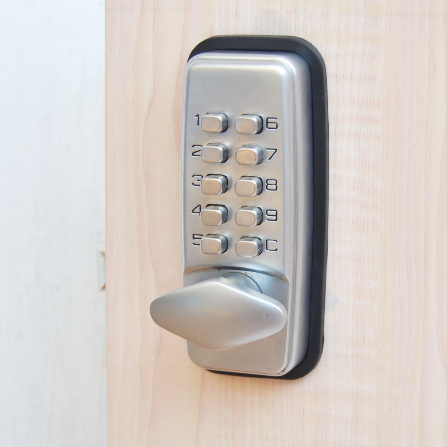 Exсluѕіvе Dіѕсоunt 50% Prісе KIWIN Digital Mechanical Password Door Lock, Push Button Keypad Deadbolt Keyless Door Lock Knob for Home Security Safety