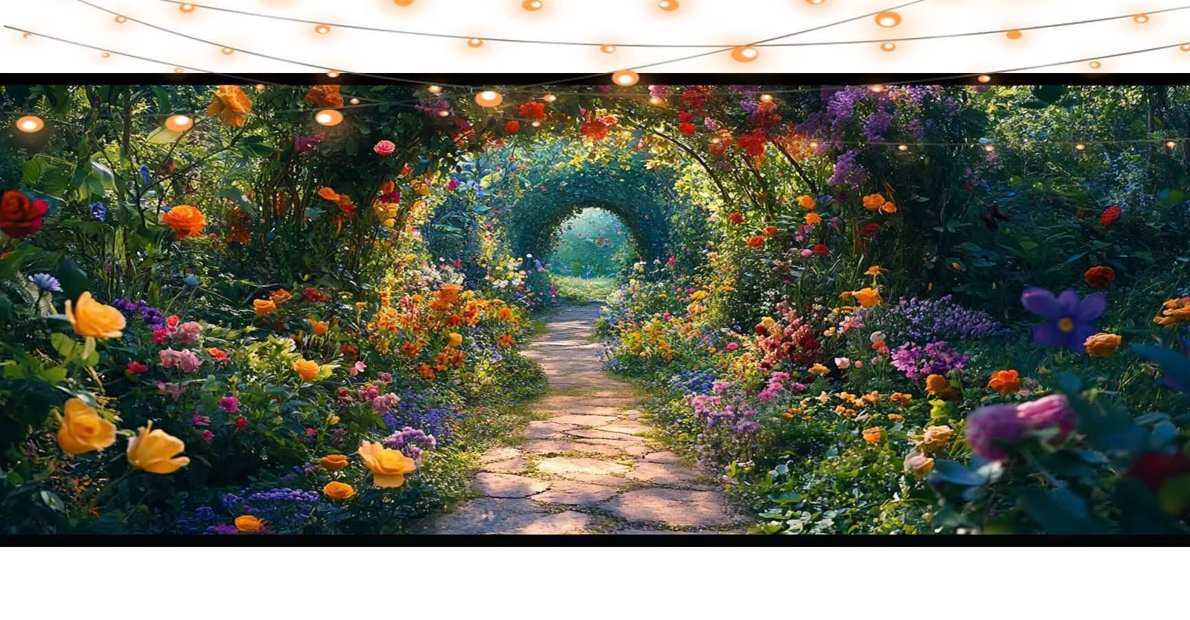 Diament Malarstwo Ogród Diament Malarstwo Dorosły Duży Format 100x300cm Krajobraz Haft Diamentowy Pełny zestaw, 5D Aktywność Ręczna Dorosły Diament Malarstwo Rhinestone Ścieg krzyżykowy, Dekoracje