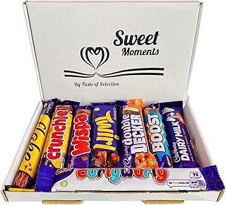 Cadbury Dairy Milk Gift Box, Luxury Cadbury Chocolate Selection, Perfect for Special Occasions, 8 Full Bar Chocolate Set (Cadbury Chocolate Gift Box)