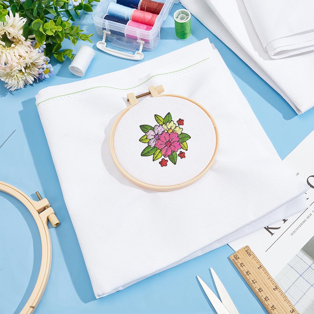 BENECREAT 18CT Cotton Cross Stitch Fabric - Image 4
