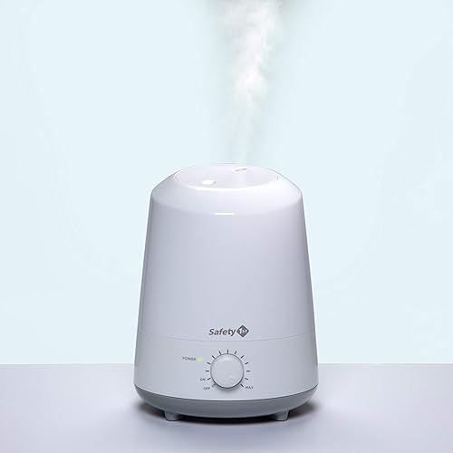 Miniatura 14 de Safety 1st Humidificador permanece limpio, niebla ultrasónica, tanque fácil de llenar de un galón, luz LED y sin filtro