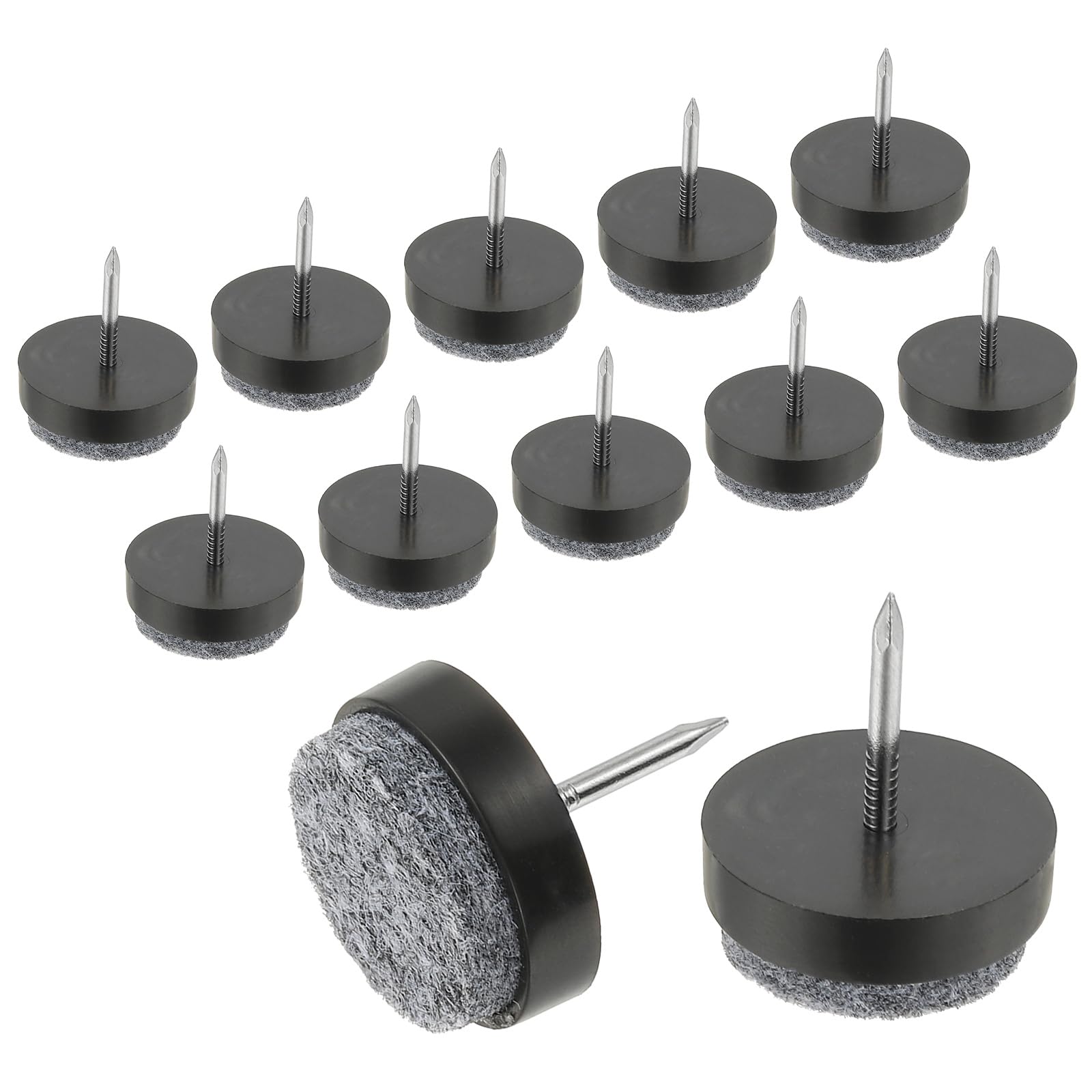 PATIKIL 0.86" Screw-on Furniture Felt Pad