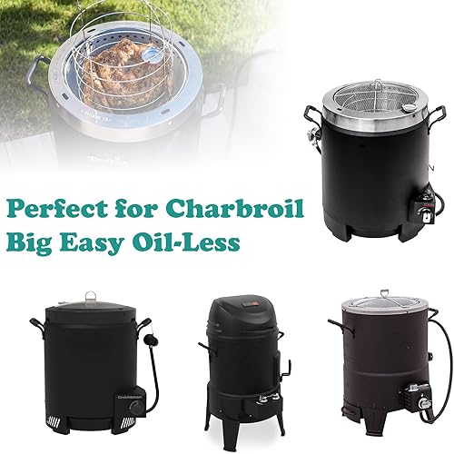 Miniatura 4 de Turkey Fryer Flavor Infuser Stand for Char-Broil Big Easy Oil-Less, Turkey Chicken Fryer for Deep Fry Pot Grill BBQ, Replacement Part for Char-Broil